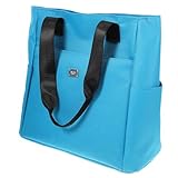 POPETPOP Sac Cabas Femme Format Moyen Oxford Sac Main Femme avec Poches Multiples pour Org...