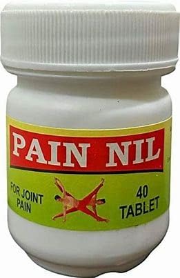 AYURVEDIC GH PAIN NIL TABLETS PACK OF 10 BOTTLES.