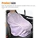 Tuxihapp Baby Car Seat Sun Shade Cover with Cute Rabbit Pattern, Infant & Toddler Carseat Cooler Heat Protector, Blocks Sun and UV Rays, Keeps Auto Seat at Cool Temperature Travel Accessories(Rabbit)