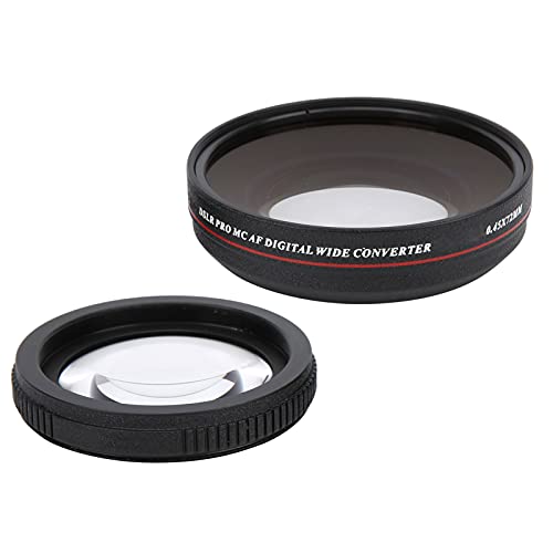 0,45x Weitwinkelobjektiv Für 43mm Filtergewinde – Aus Legierung & Optischem Glas, Mit Makrofunktion, Inkl. Tasche