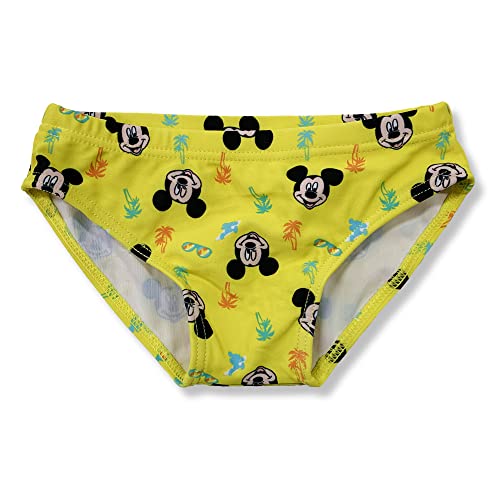 Disney Maillot de bain pour bébé Mickey Mouse Slip Mer Enfant 6141, jaune, 24 mois