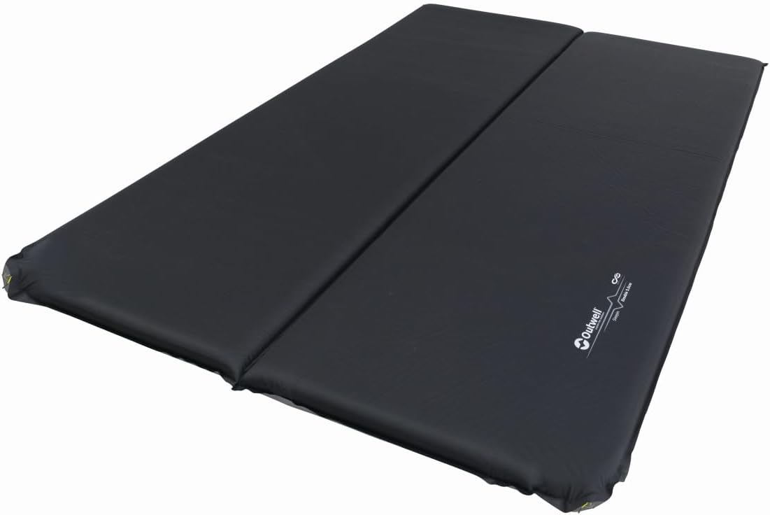 Outwell Sleepin Double 5.0 cm Yalıtımlı Çift Kişilik Şişme Mat Blk.