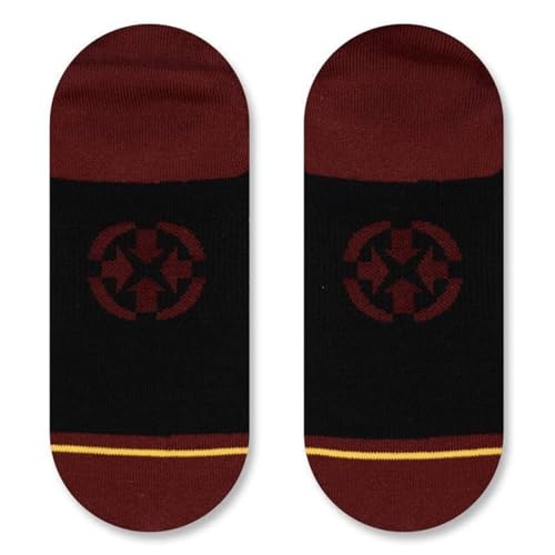 MERGE4 Taylor Reinhold Buddha Lite Red Maroon Unisex Artist No Show Sock2
