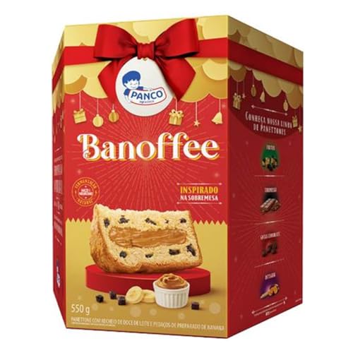 Panettone Recheado Banoffe 550g - Panco