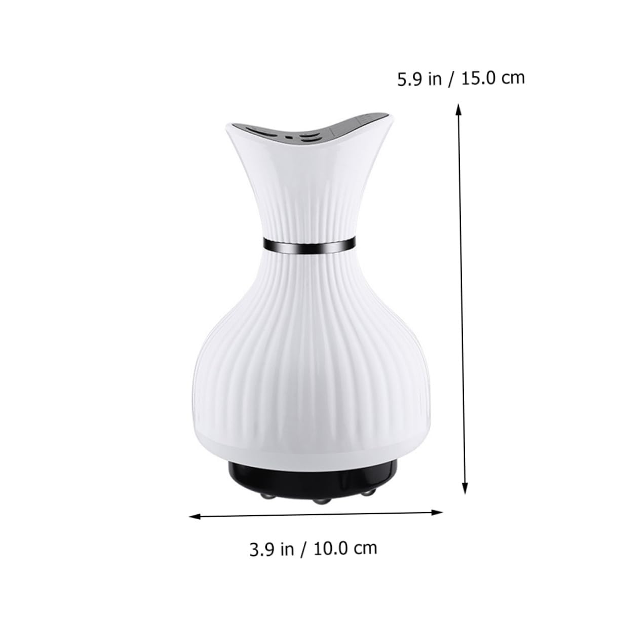 Massaggiatore Elettrico Guasha Ricaricabile Abs Bianco 1200mah