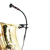 Generic Saxophone Clamp Sax Clip for Behringer CB100 Condenser Gooseneck Instrument Microphone, Durable Sax Clip Sax Accessories Sax Head Clip Sax Plastic Clamp with Diameter 5mm, Black #2