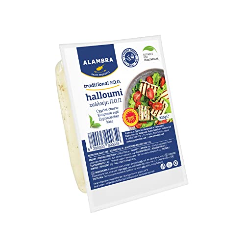 Alambra Alambra Halloumi Traditional Cypriot Cheese 225gm 1 g - Chilled
