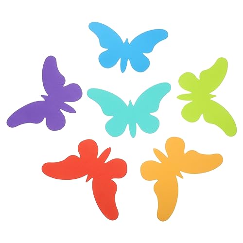 Mariposas de goma EVA para manualidades DIY con reverso adhesivo fuerte para paredes 2
