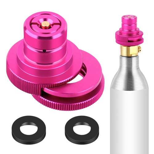 CO2 Quick-Adapter, Geteilter CO2 Quick-Adapter, Schnelladapter für CO2 Soda kompatibel mit Duo/Terra/Art, Adapter fur Sodastream Trapezgewinde TR21-4(F-QC3.0)