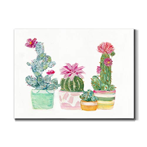 WEXFORD HOME Floral Canvas Wall Art Print Decoration Multi Color Flower Painting Artwork for Living Room Bedroom Office, Ready to Hang