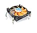 HIGH POWER® LGA-115x-mITX 1U Low-Profile Quiet 80mm Intel LGA 1150 1151 1155 1156 CPU Cooling Fan Mini ITX Micro ATX mITX PC i5 i7 Processor Cooler