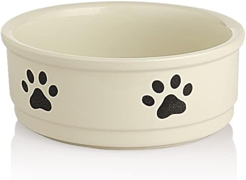 Miniatura 57 de Sweejar Cuencos de Cerámica para Perros, Plato de Comida para Perros Pequeños y Gatos, Cuenco de Porcelana Resistente para Mascotas para Comida