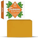 Turmeric Soap Bar for Face & Body - All Natural Turmeric Skin Soap - Turmeric Face Soap Reduces...