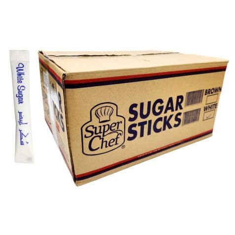 SUPER CHEF SUGAR STICK WHITE 1X1000PCS