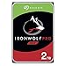 Seagate IronWolf Pro, NAS interne Festplatte 2TB HDD, 3.5 Zoll, 7200 U/Min, CMR, 128 MB Cache, SATA 6GB/s, silber, inkl. 3 Jahre Rescue Service, ST2000NE0025