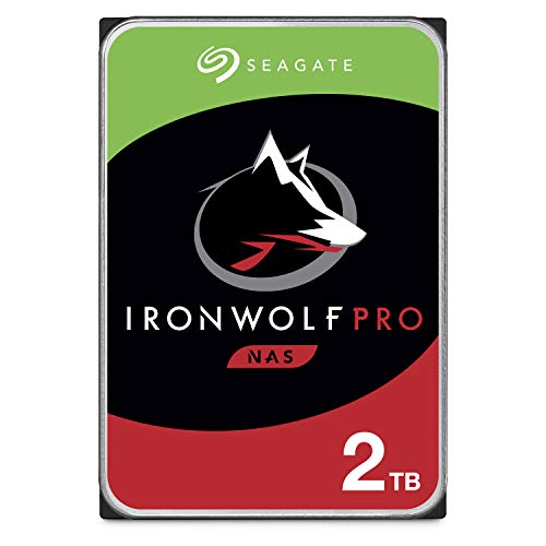 Seagate IronWolf Pro 2TB NAS Internal Hard Drive HDD – 3.5 Inch SATA 6Gb/s 7200 RPM 128MB Cache for RAID Network Attached Storage, Data Recovery Service – Frustration Free Packaging (ST2000NE0025)