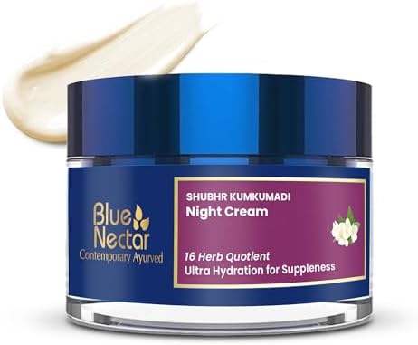 Blue Nectar Kumkumadi Face Oil Night Cream Face Moisturizer for Women