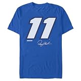 Men's NASCAR Denny Hamlin Racing Car Number 11 T-Shirt - Royal Blue - Large