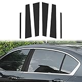 TOMALL Lot de 6 autocollants en vinyle pour fenêtre de voiture compatibles avec Honda Accord Sedan 2013-2017 - Pour décoration extérieure de voiture (noir mat) TOMALL Lot de 6 autocollants en vinyle pour fenêtre de voiture compatibles avec Honda Accord Sedan 2013-2017 - Pour décoration extérieure de voiture (noir mat)
