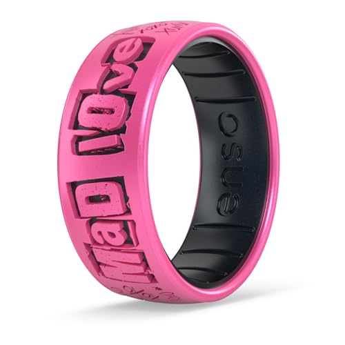 Enso Rings DC Comics Collection - Etched Silicone Ring - Comfortable, Breathable, and Safe - Batman, Superman, The Flash, and Wonder Woman