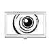 Vector Eye Decoration Pattern Black Business Card Holder Case Pocket Box Wallet