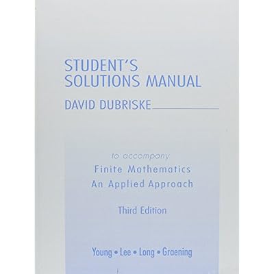 Student Solutions Manual for Finite Mathematics: An Applied Approach