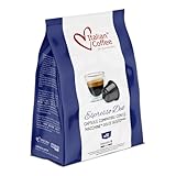 Italian Coffee, 64 Coffee Capsules Compatible with Nescafé® Dolce Gusto® – Espresso Dek Decaf, Smooth and Aromatic Coffee, Full Taste Without Caffeine, Intensity 6