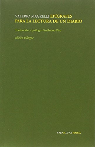 Portada de Epigrafes para la Lectura de un Diario
