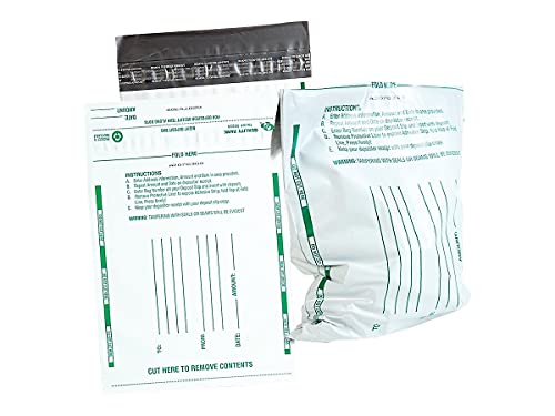Sacs de manutention de trésorerie Quality Park pochette plastique dépôt