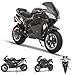 pofluany Mini Motorcycle for Adults, 50cc 4-Stroke Mini Dirt Bike, Gas Power Pocket Rocket Bike, Kid Dirt Bike [Up to 30MPH],Max Load 400Lbs Black