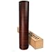VVIVID Dark Wood Grain Faux Finish Textured Red Vinyl Wrap 12 Inches x 48 Inches Roll Sheet Film for Home Office Furniture DIY No Mess Easy to Install Air-Release Adhesive