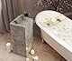 Stones Basis Spalte, Fossile Gray, grau, 38 x 38 x 84 cm