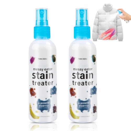 Stain Treater Spray 2Stück Fleckenentferner Kleidung Tragbar Stain Remover Spray Clothes Baby Schnelle Fleckenentfernung Spots Cleaner Zum Hartnäck