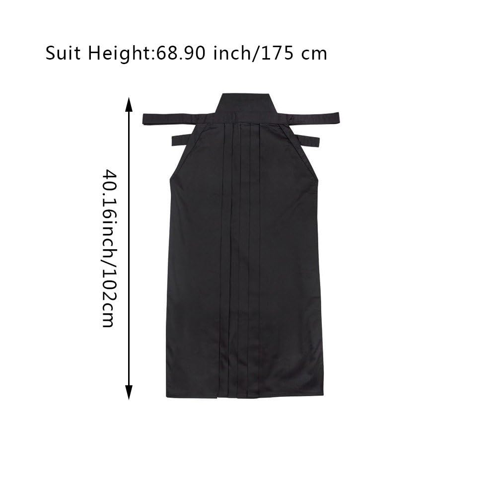 Pantalones De Kendo Hakama, Ropa Deportiva De Artes Marciales Tradicionales Japonesas, Uniforme De Aikido Hapkido Hakama para Hombres Y Mujeres, 1 Unidad