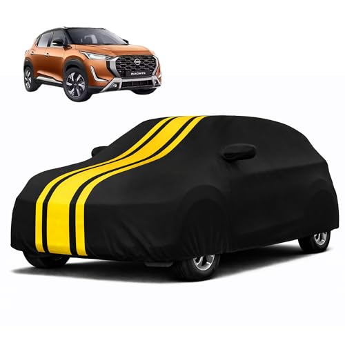 Image of Autofy Car Cover Waterproof CARIZMA for Nissan Magnite [Year 2020 Onwards] - Magnite Car Cover Dust & UV Protection Magnite Car Body Cover with Mirror Pocket Soft Cotton Lining