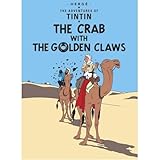 Cette magnifique carte postale représente la couverture de l'album The Crab with the Golden Claws en Anglais.