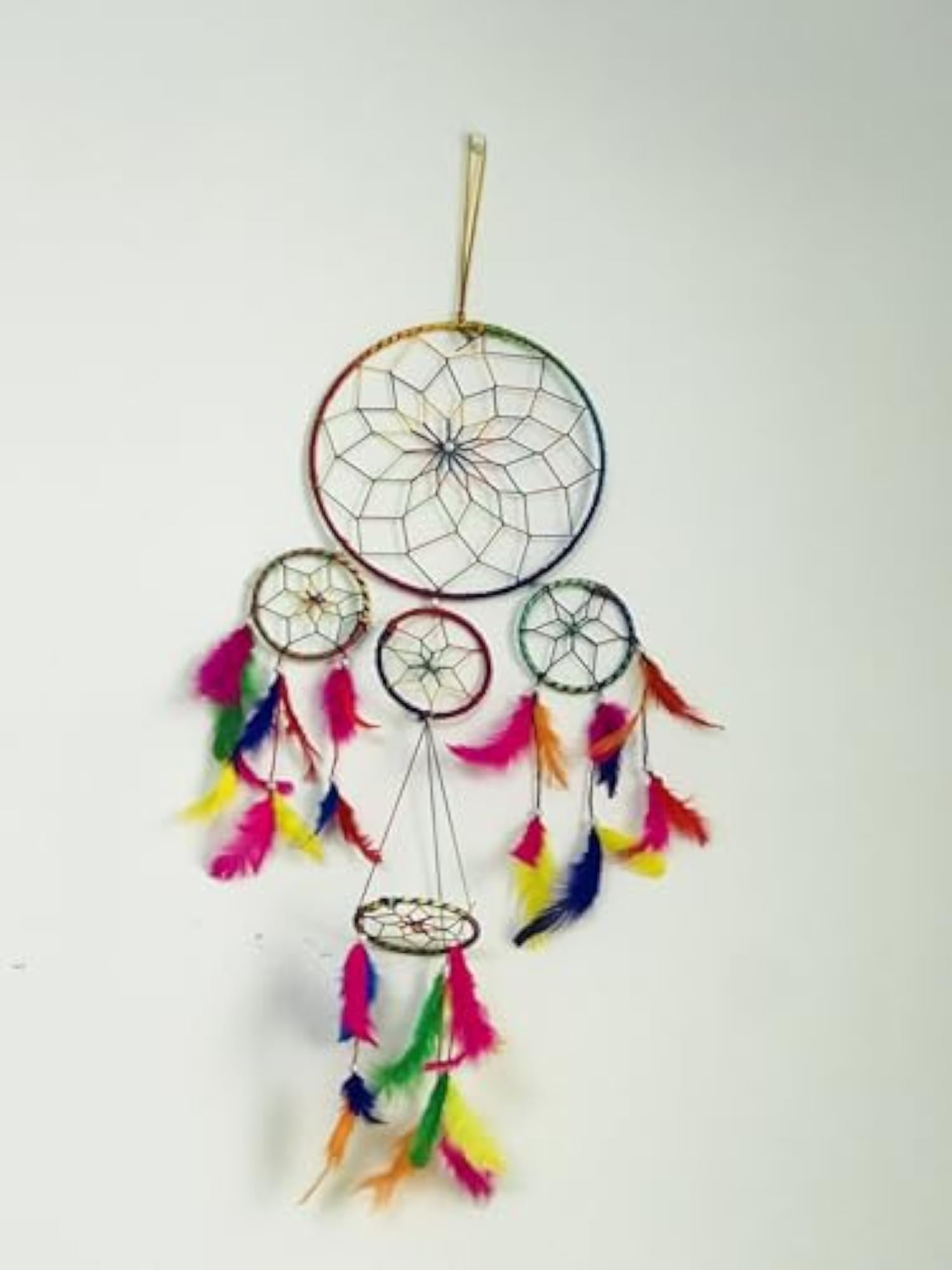 Multi Color Dream Catcher Wall Hanging, Boho Decor