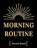 Morning Routine: Word Search, Easy and Medium Sudoku ~ Large Print