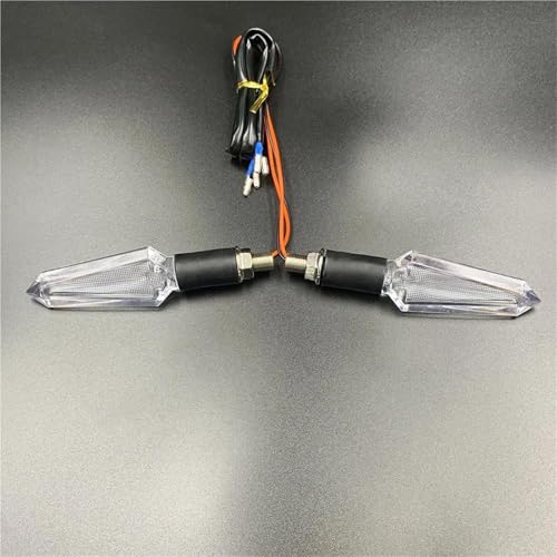 HHRDYY Indicador Cambio Dirección Luz Intermitente para Motocicleta para K&awasaki para Z750, para Z750S, para Z1000, para Z1000SX, para Z250SL, ER6N, KLR 650. Señal Giro(2 Piezas)