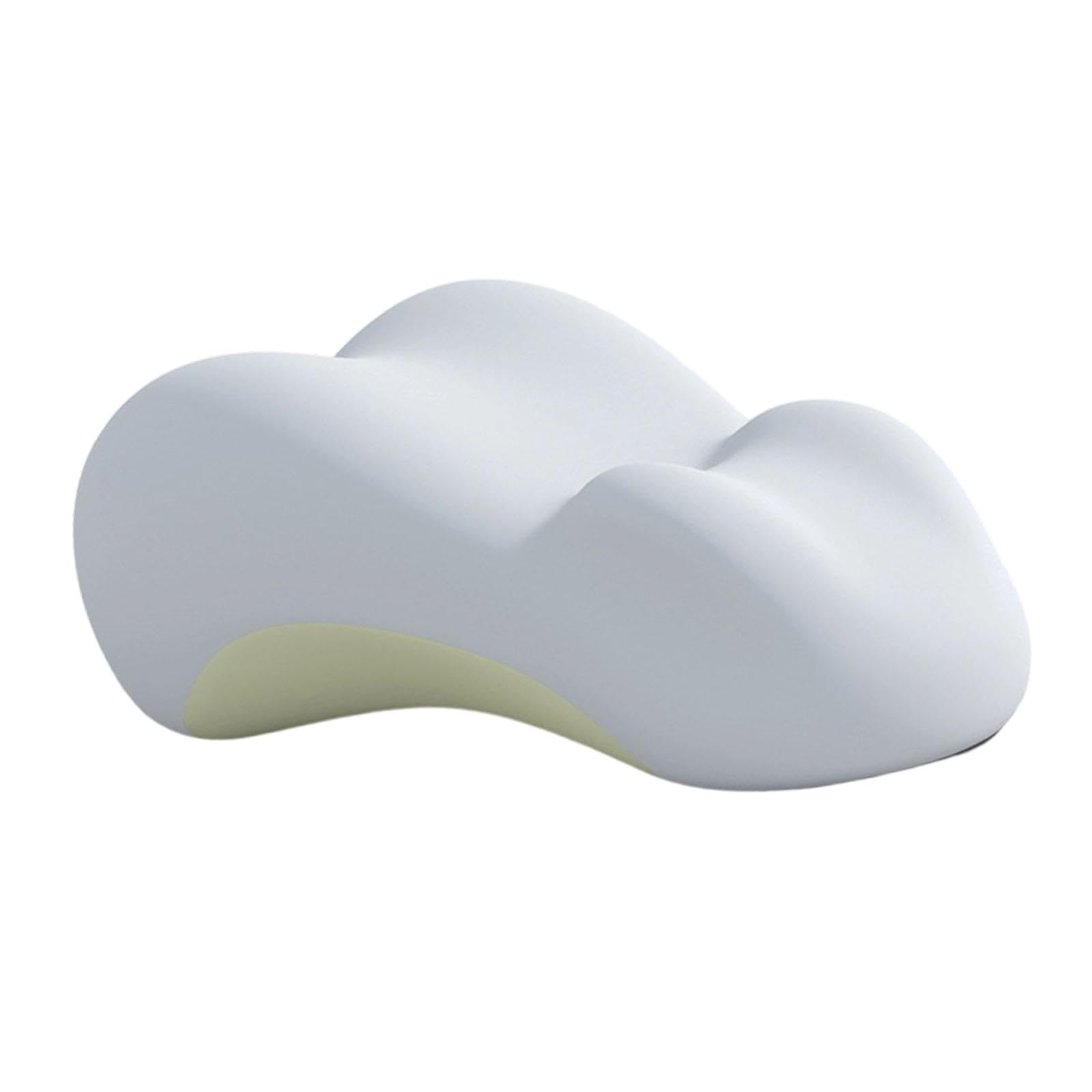 Almohada de Lectura Función Almohada Anatómica Soporte Cojín Desmontable Espuma Adaptable Adecuada para Relajación en Sala Estudio, Gris, Individual