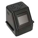 Film- und Diascanner, All-in-One-12M-Digitalfilmscanner mit 2-Zoll-LCD-Bildschirm, Konvertiert 135 126 110 und Super 8-Filme/Dias/Negative in Digitale JPG-Fotos, Unterstützt