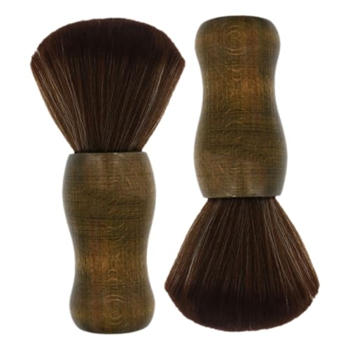 Image of NUOBESTY 2pcs Record Player Cleaning Brush Vinyl Stylus Cleaner Soft Dust Remover for Albums Wooden Handle Record Care Brush Turntable Accessories