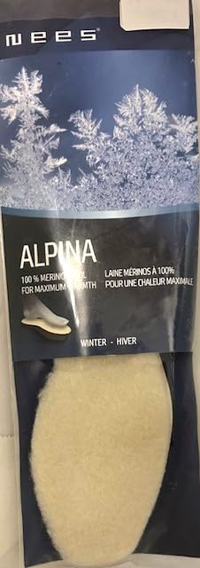 Plantillas cálidas de lana y látex para mujer Alpina miniatura 2