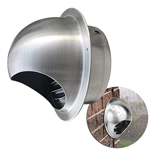 Grille d'aération ronde inox haut de gamme anti-nuisibles pour chapeau de hotte