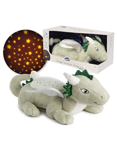 Image of Cloud b Twilight Buddies Dragon Plush Night Light | Star and Constellation Projector in 3 Colours | Auto Shut-Off | from Birth