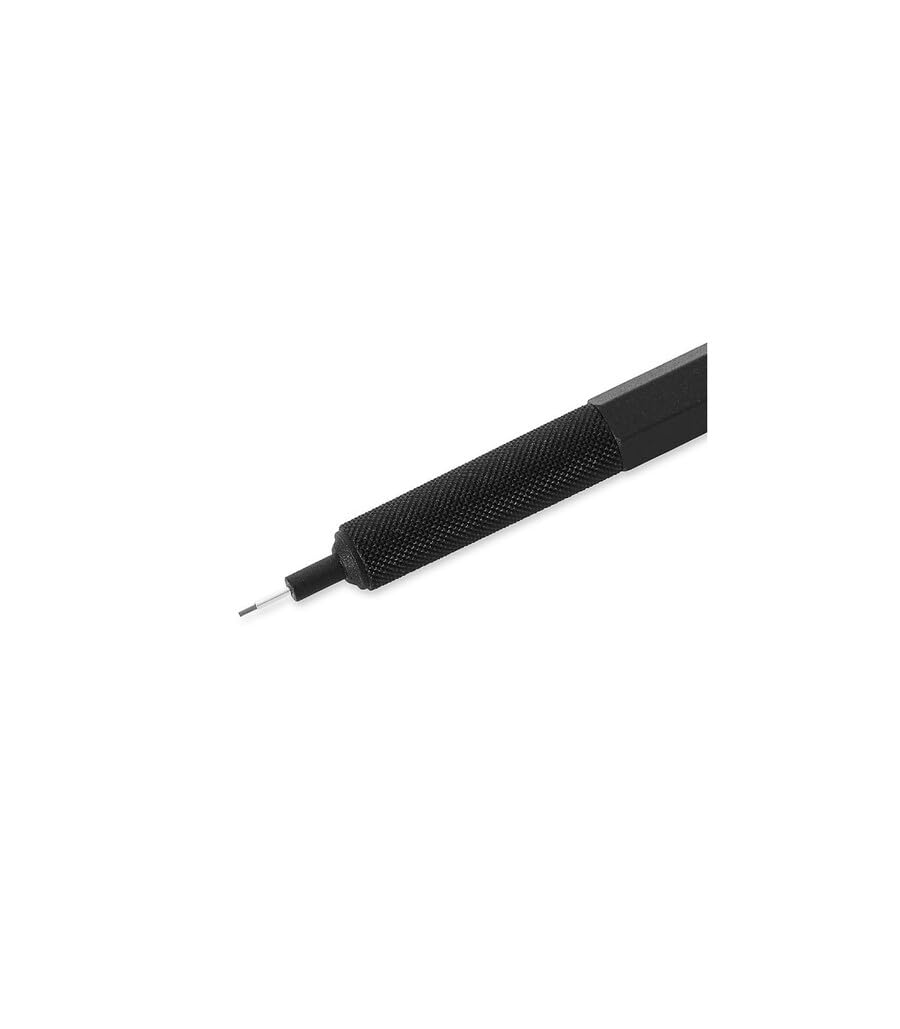 rOtring 600 Druckkugelschreiber & Druckbleistift Set mit Gravur – Premium Metall Schreibset, Personalisiert, Geschenk für Büro, Studium & Technik (Schwarz)
