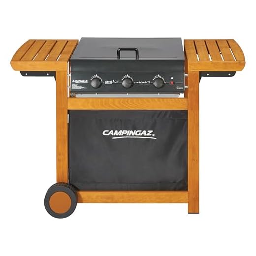 Campingaz Grill Barbecue A Gas A Tre Bruciatore 14 Kw, Nero Marrone, 128 x 59 x 89 cm