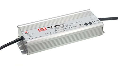 Mean Well HLG-320H-24 Power Supply, Switching, Single Output, 320 W, 24V at 13.3 A, 8.86