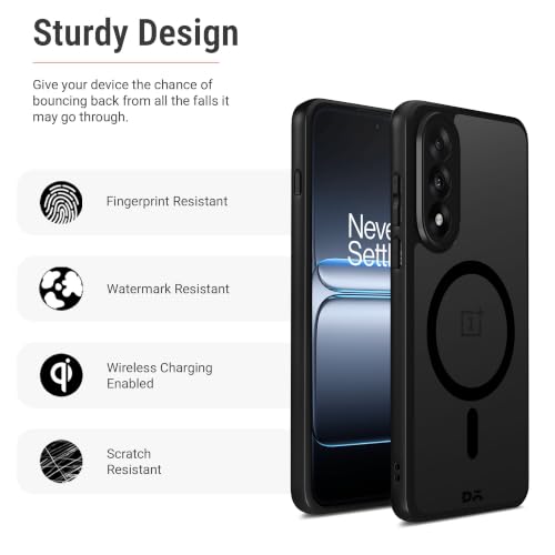 Image of DailyObjects Nimbus 2.0 Magnetic Phone Case Cover Compatible with OnePlus Nord 5 | Wireless Charging Slim Back Cover | 2 Layer Edge Protection & Shockproof