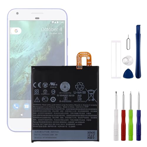 LNANMUXI B2PW2100 3.85V 3450mAh Battery, Compatible with Google Pixel XL 1st/Nexus M1 35H00263-00M,Comes with a Battery Installation Tool